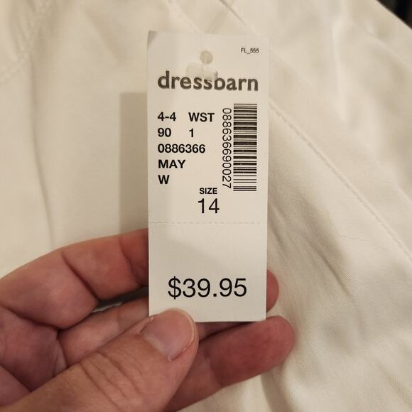 WESTPORT Signature Fit White Mid Rise Cruise Beachy Vacation Neutral Capris 14 - Picture 7 of 12